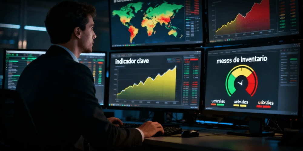 una persona revisando el balance o evaluación del Market Timing